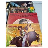 Vintage records misc country artist QTY 8, johnny cash, Freddy fender, Alabama and more!