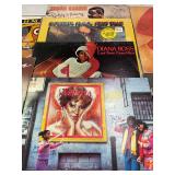 Vintage records misc QTY 8, aretha, Diana Ross, w-w 38 special and more.