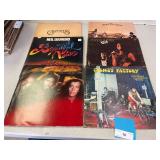 Vintage records misc QTY 6, cosmos factory, carpenters, neil diamond, beegees and more, see pics.