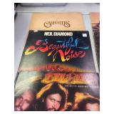 Vintage records misc QTY 6, cosmos factory, carpenters, neil diamond, beegees and more, see pics.