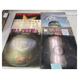 Vintage records misc QTY 7, s.o.s. , reo speedwagon, willie nelson, chicago and more, see pics.