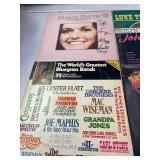 Vintage country records QTY- 9. hank, Willie, Luke and Margo.