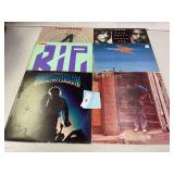 Vintage records QTY- 6.bob Dylan, kris kristofferson, rough and ready, see pictures.