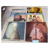 Vintage records QTY- 6. Rick Springfield, dolly parton 9-5, reo speedwagon, willie nelson, see pictures.