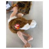 Vintage beanie buddies- 1998 Stretch (ostrich), 1998 drake (duck), 1998 Beak (sand piper)