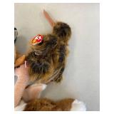 Vintage beanie buddies- 1998 Stretch (ostrich), 1998 drake (duck), 1998 Beak (sand piper)