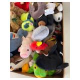 Large QTY TY Beanie babies, frog, pig, owl, whale and pig. see pics!