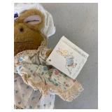 vintage stuffed animal/plush dolls- eden gerbil, beatrix potter lady mouse, squirrel