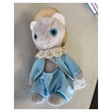 vintage stuffed animal/plush dolls- eden gerbil, beatrix potter lady mouse, squirrel