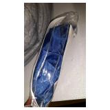 Creative QT Stuffed Animal Storage Bean Bag Chair - Kid Bean Bag Chair - Beanbag Cover - Stuffed Animal Holder - Beanbag Chair for Kids, Toddlers & Teens - Giant Bean Bag Cover (38" Grey/White Str