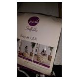 Creative QT Stuffed Animal Storage Bean Bag Chair - Kid Bean Bag Chair - Beanbag Cover - Stuffed Animal Holder - Beanbag Chair for Kids, Toddlers & Teens - Giant Bean Bag Cover (38" Grey/White Str