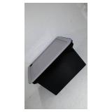 Storex Portable File Tote With Locking Handles, Letter/legal Files, 18.5" X 14.25" X 10.88", Black/silver