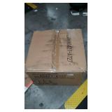 HomePop Decorative Round Ottoman with Metal Base, Multiple Colors