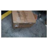 HomePop Decorative Round Ottoman with Metal Base, Multiple Colors