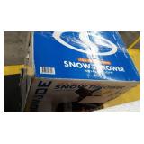 Snow Joe - SJ623E Electric Single Stage Snow Thrower | 18-Inch | 15 Amp Motor | Headlights - Blue