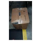 Gray Polyester Rectangular 29-in x 39-in Dog Bed (For Large)