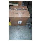 Gray Polyester Rectangular 29-in x 39-in Dog Bed (For Large)