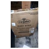 Regalo Easy StepÂ® 38.5-Inch Extra Wide Walk Thru Baby Gate, Includes 6-Inch Extension Kit, 4 Pack Pressure Mount Kit, 4 Pack Wall Cups and Mounting Kit