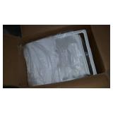 VEVOR Ingredient Bin, 10.5 Gallon and 6.6 Gallon Capacity Ingredient Storage Bin, PP Material Flour Bins On Wheels, White Shelf Ingredient Bin with Scoop, Commercial Storage Bins, 4 Pcs/Set