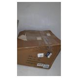 Armen Living Anibal Adjustable Height Swivel Grey Faux Leather and Black Metal Bar Stool