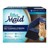 LitterMaidÂ® Single Cat Self-Cleaning Litter Box, Blue