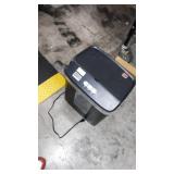 BONSEN 90-Sheet Manual and Automatic Micro Cut Shredder, 5.3 Gallons Lighted Wastebasket, Black, for Home Office