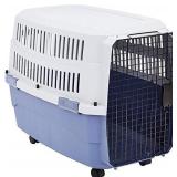 Amazon Basics Pet Carrier Kennel With Plastic Ventilation, 40-Inch