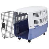 Amazon Basics Pet Carrier Kennel With Plastic Ventilation, 40-Inch