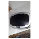 iTouchless 13 Gallon SensorCan KitchenTrash Can with Odor Filter, Stainless Steel, Oval Shape, Sensor-Activated Lid Garbage Bin for Home, Office, Slim Space-Saving, Battery & AC Adapter not included