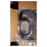 iTouchless 13 Gallon SensorCan KitchenTrash Can with Odor Filter, Stainless Steel, Oval Shape, Sensor-Activated Lid Garbage Bin for Home, Office, Slim Space-Saving, Battery & AC Adapter not included