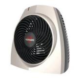 Vornado 1,500 Watt Portable Electric Fan Compact Heater with Adjustable Thermostat