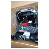 Graco FastAction Fold Jogger Travel System | Includes the FastAction Fold Jogging Stroller and SnugRide 35 Infant Car Seat, Gotham