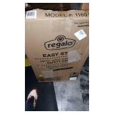 Regalo Easy StepÂ® 38.5-Inch Extra Wide Walk Thru Baby Gate, Includes 6-Inch Extension Kit, 4 Pack Pressure Mount Kit, 4 Pack Wall Cups and Mounting Kit