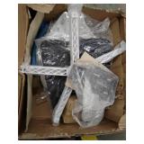 XiGoal Ergonomic Office Chair Home Office Desk Chairs Mesh Office Chair Modern Office Chair Task Chair with Flip Up Arms Adjustable Arms, Breathable Mesh Design High Back with Lumbar Support, White