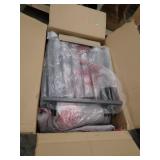 Storkcraft Swirl Hoop Glider and Ottoman Gray with Gray Swirl Cushions