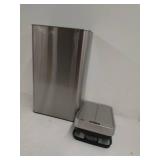 hOmeLabs 21 Gallon Automatic Trash Can for Kitchen - Stainless Steel Garbage Can with No Touch Motion Sensor Butterfly Lid and Infrared Technology