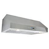 Cosmo UMC30 30 Inch Under Cabinet Range Hood with Touch Control, Stainless Steel