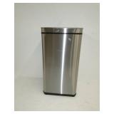 13 Gallon Stainless Steel Touchless Trash Can