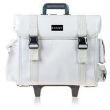 Shany Cosmetics Makeup Artist Soft Rolling Trolley Cosmetic Case with Bonus Mesh Bag Set