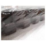 Amazon Basics Foam Interlocking Exercise Gym Floor Mat Tiles - Pack of 6, 24 x 24 x .5 Inches, Black