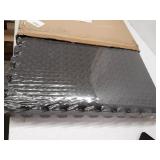 Amazon Basics Foam Interlocking Exercise Gym Floor Mat Tiles - Pack of 6, 24 x 24 x .5 Inches, Black