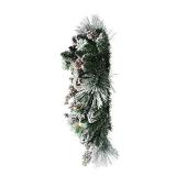 Kurt S. Adler 24" Battery-Operated Flocked LED Wreath