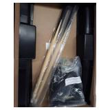 Mini Tabletop Pool Set- Billiards Game Includes Game Balls, Sticks, Chalk, Brush and Triangle-Portable and Fun for the Whole Family by Hey! Play!, green, 12.2x20.2x3.5, (15-3152)