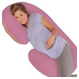 Leachco Snoogle Original Maternity/Pregnancy Total Body Pillow, Mauve Large