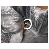 Happybuy Black Shampoo Bowl ABS Plastic Spa Sink Beauty Salon Equipment for Hair Stylists