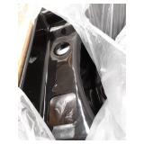 Happybuy Black Shampoo Bowl ABS Plastic Spa Sink Beauty Salon Equipment for Hair Stylists