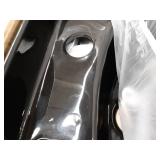 Happybuy Black Shampoo Bowl ABS Plastic Spa Sink Beauty Salon Equipment for Hair Stylists