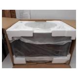 Panasonic NN-SN65KW Microwave Oven with Inverter Technology, 1200W, 1.2 cu.ft. Small Genius Sensor One-Touch Cooking, Popcorn Button, Turbo Defrost-NN-SN65KW-(White)