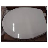 BEMIS 500TTT 000 Toilet Seat will Never Loosen and Provide the Perfect Fit, ROUND, White