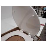 BEMIS 500TTT 000 Toilet Seat will Never Loosen and Provide the Perfect Fit, ROUND, White